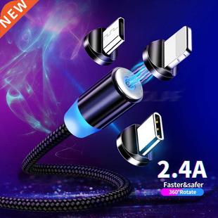 Magnetic Charger Fast Charging Cable Type C Cable USB Charge