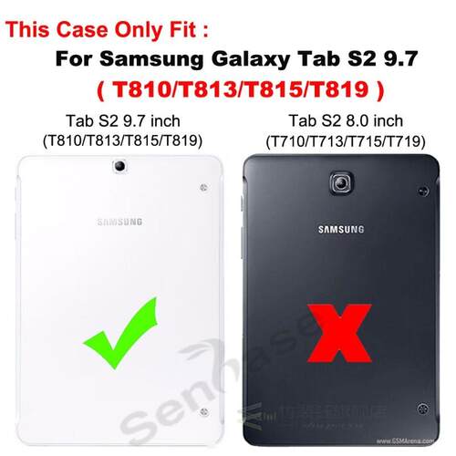 For Samsung Galaxy Tab S2 9.7 inch T810 T813 T815 T819 Case