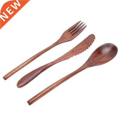 closet wardrobe Set Tableware Wooden Fork Spoon Knife Kit