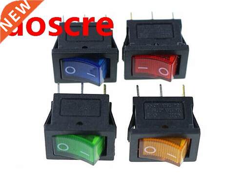 4PCS On-Off 3Pin DPST Rocker Switch 5/10 250V/125VC KCD1