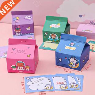 200sheets Astronaut Milk Carton Note Book Removable Boxed St