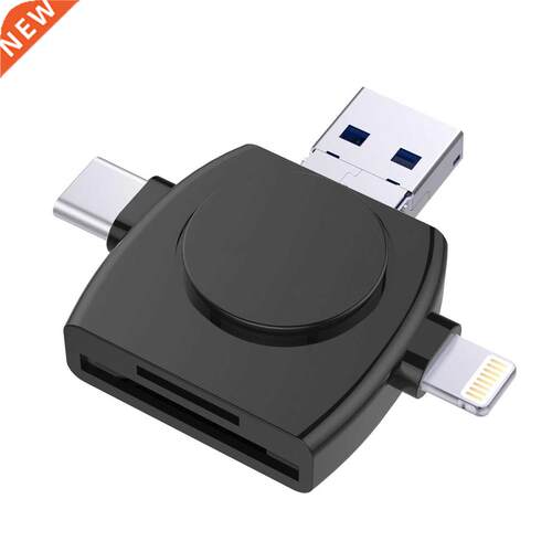 Features 4 in 1 Mini SD Card Reader, Memory Micro-SD USB C C