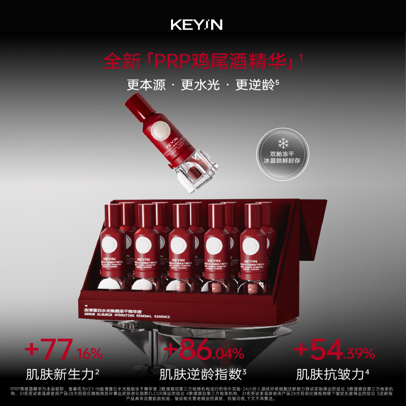 血清蛋白水光焕能冻干PRP精华