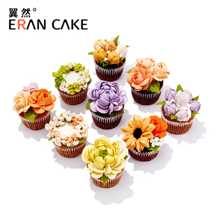 悥然【东风破】高端裱花下午茶杯子蛋糕同城配送上海苏州无锡湖州