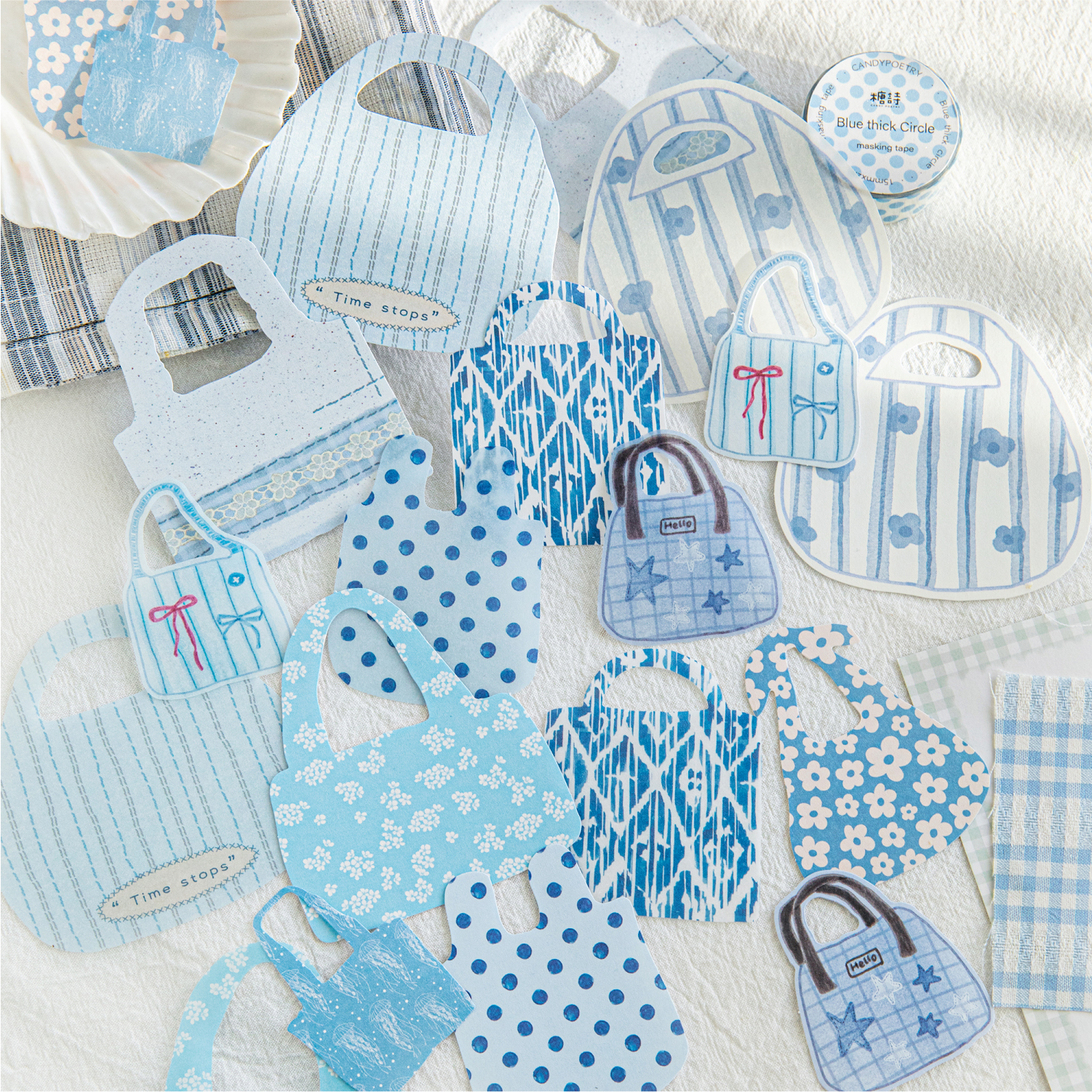 拎个小包吧系列双享装便签贴纸