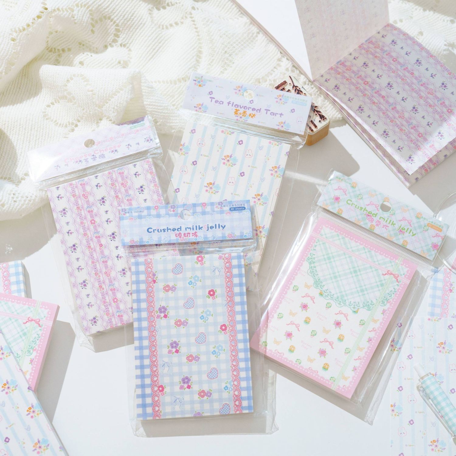 嘟嘟麦香椰可可卷便签纸80张