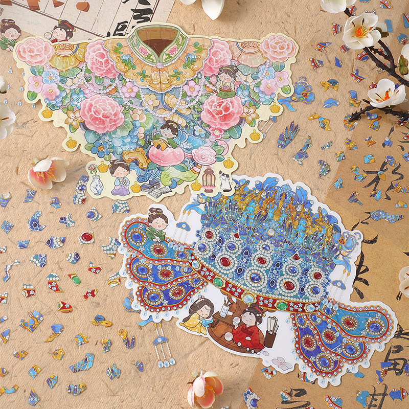 方岛文物修复计划造景贴纸精致复古风流行日常个性高级小众趣味创意贴纸沉浸式手工diy拼图装饰场景素材贴纸,文具电教/文化用品/商务用品,贴纸/立体贴纸,淘宝优惠券,粉丝福利购,淘宝优惠卷