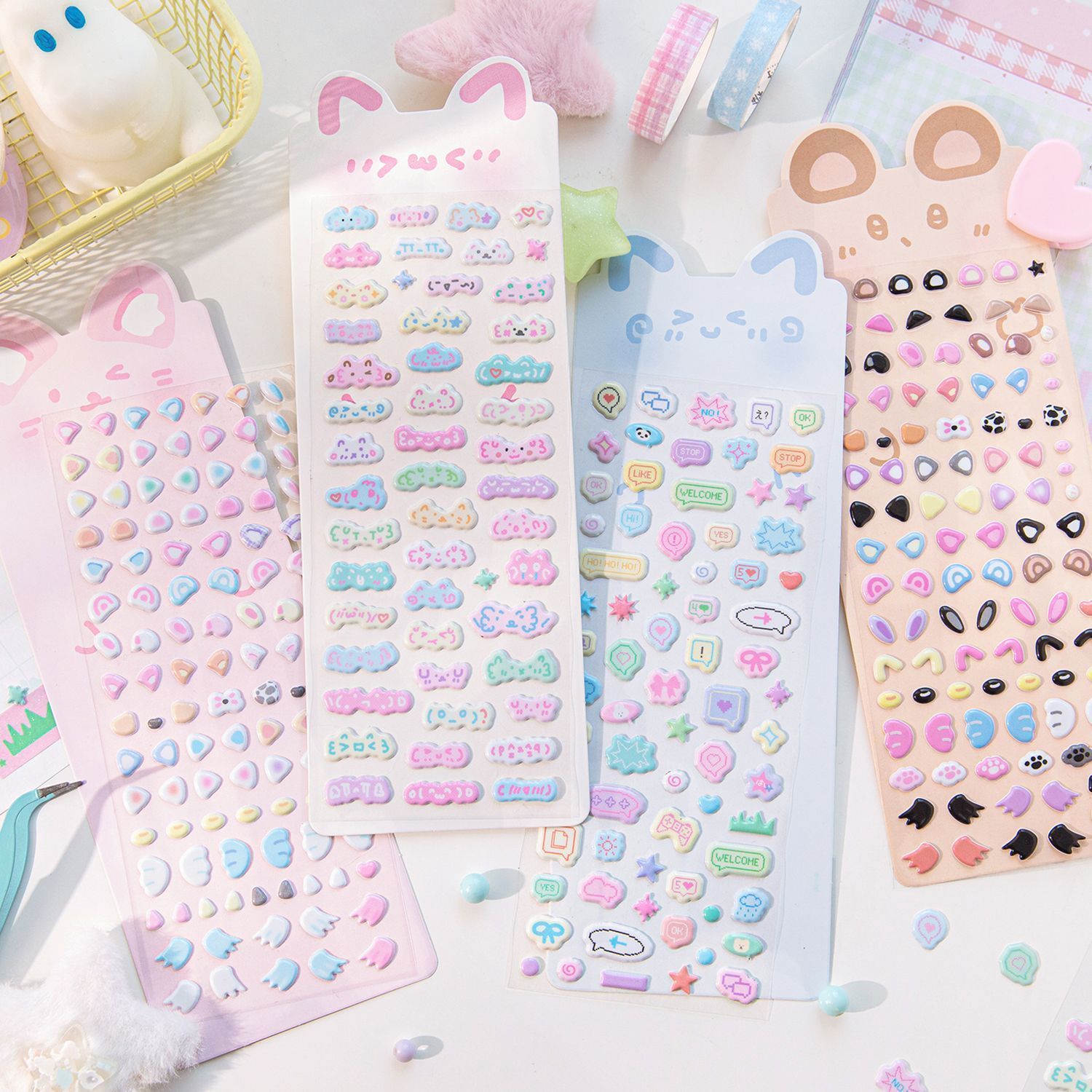 糖诗萌萌变身泡棉立体贴纸