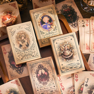 璀璨风华扑克牌欧美人物ins风高颜值复古文艺简约趣味创意益智闺蜜朋友娱乐收藏扑克桌面团聚游戏纸牌道具卡