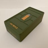 .44MAG子弹储藏盒 0.44马格南子弹收纳盒军事弹药军迷礼物盒收藏