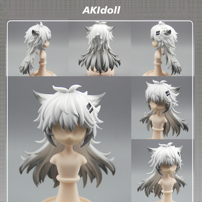 AKIdoll/610代餐拉普兰德gsc头壳明日方舟ob11/22娃头建模打印件