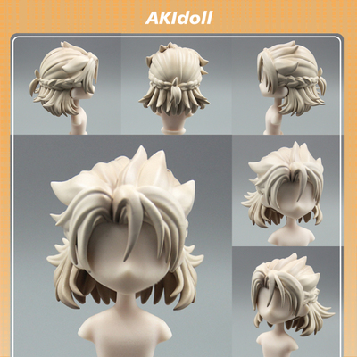 AKIdoll/105代餐阿贝多gsc头壳代餐原神ob11/22娃头建模打印件