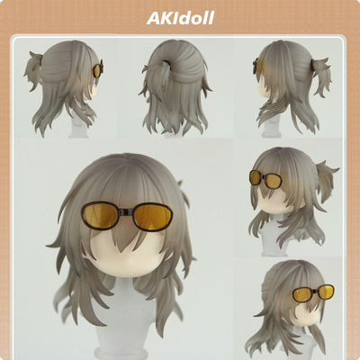 AKIdoll/247代餐星（半扎发）gsc头壳代星穹铁道ob娃头建模打印件