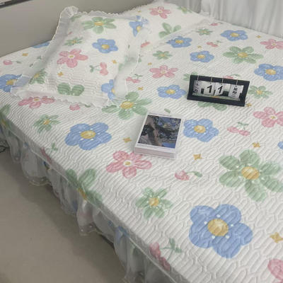 榻榻米纯棉床盖炕盖可定制夹棉