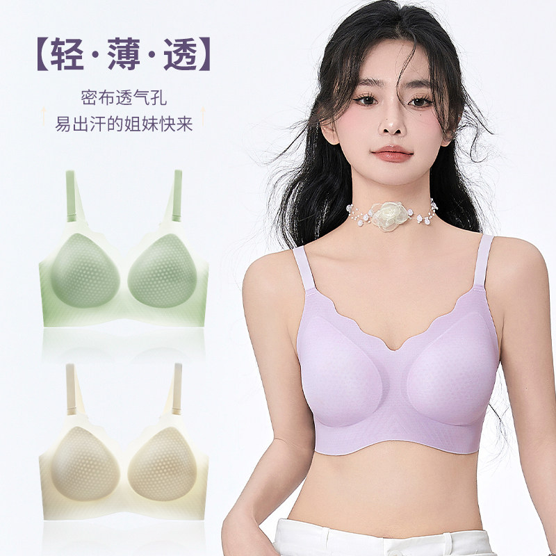 简约大气无钢圈上托收副乳透气