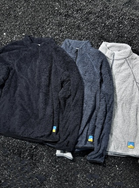 日单阿尔法Primaloft evolve半拉链抓绒中间层保暖卫衣外套170p棉