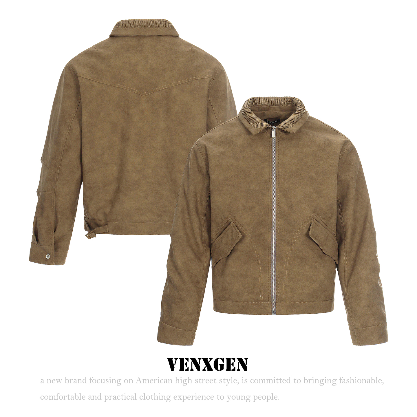 美式复古美拉德工装夹克外套男