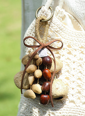 果壳摇铃手风铃挂饰车包包挂件送女生闺蜜手工diy材料包生日礼物