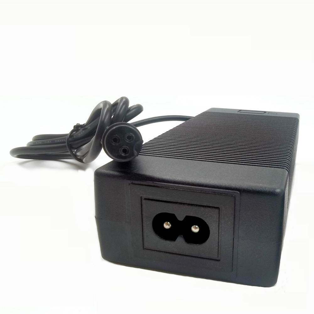 通用型36V轻便折叠迷你电动车滑板车充电器3孔9mm小航空头42V2A