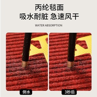 玄关门垫家用红色地. 优选入户门垫进门门口防滑脚垫门外2024新N款