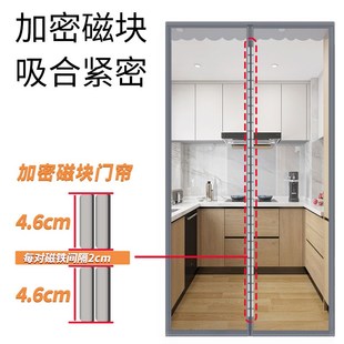 优选门帘冷气隔断帘透明软门帘屏C风隔离遮挡帘磁铁防蚊性自吸自.