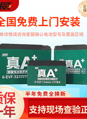 超威电池48V60V72V雅迪爱玛台铃小刀电动车电池两轮原装铅酸电瓶