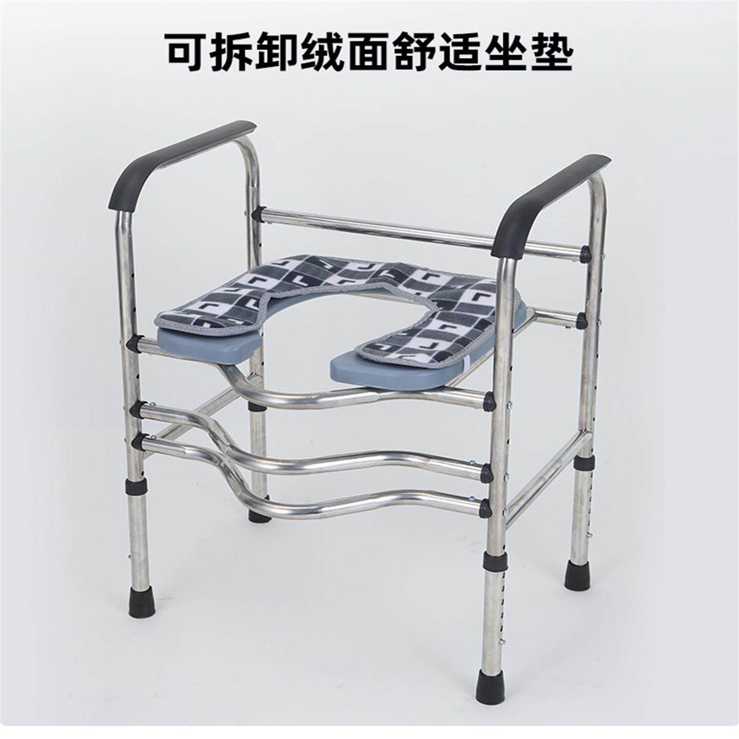 老人坐便器移动马桶孕妇家用厕所卫生间成人不锈钢残疾人洗澡正品