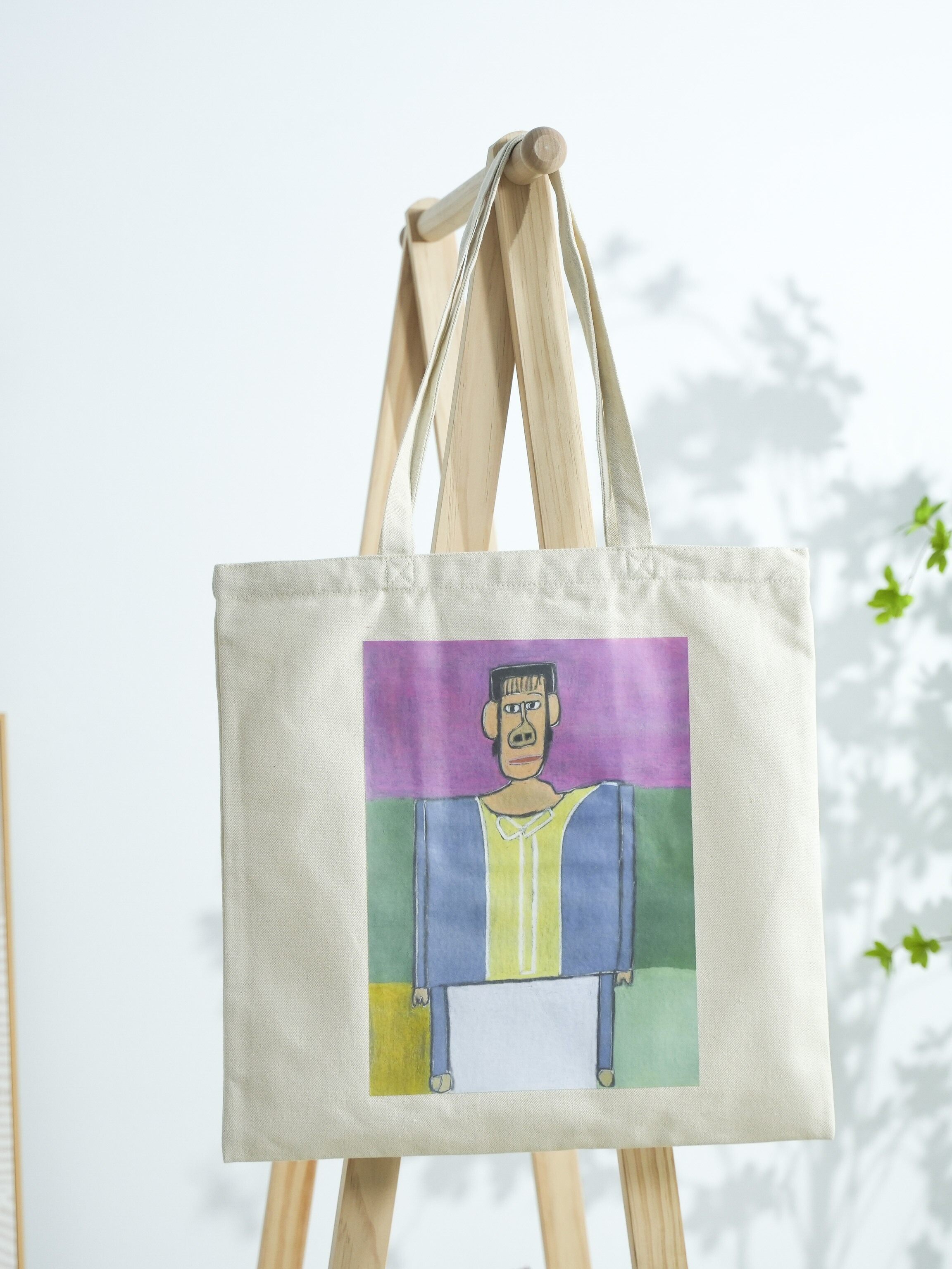 文艺小众艺术人物时尚简约文艺慵懒帆布包大容量上学装书单肩托特,箱包皮具/热销女包/男包,时尚帆布包,淘宝优惠券,粉丝福利购,淘宝优惠卷