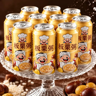 儿童板栗八宝粥无糖营养早餐代餐