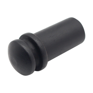 民谣电箱木吉他12mm实木尾钉塞 拾音器尾孔专用 背带钉扣钮乌木