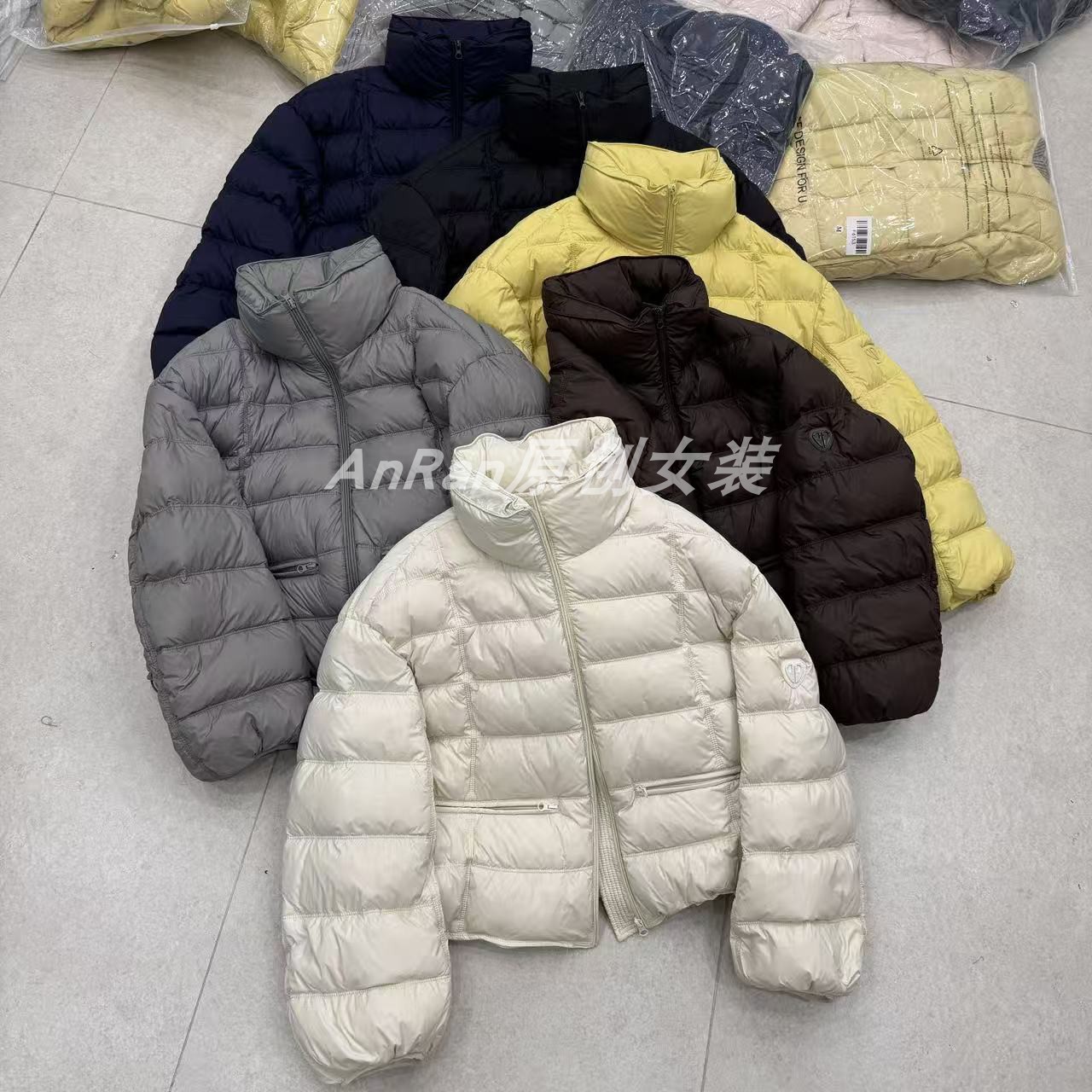 chumo10090冬季新款90白鹅绒休闲韩系小个子保暖面包羽绒服外套女