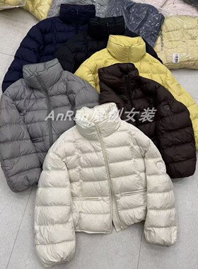 chumo10090冬季新款90白鹅绒休闲韩系小个子保暖面包羽绒服外套女