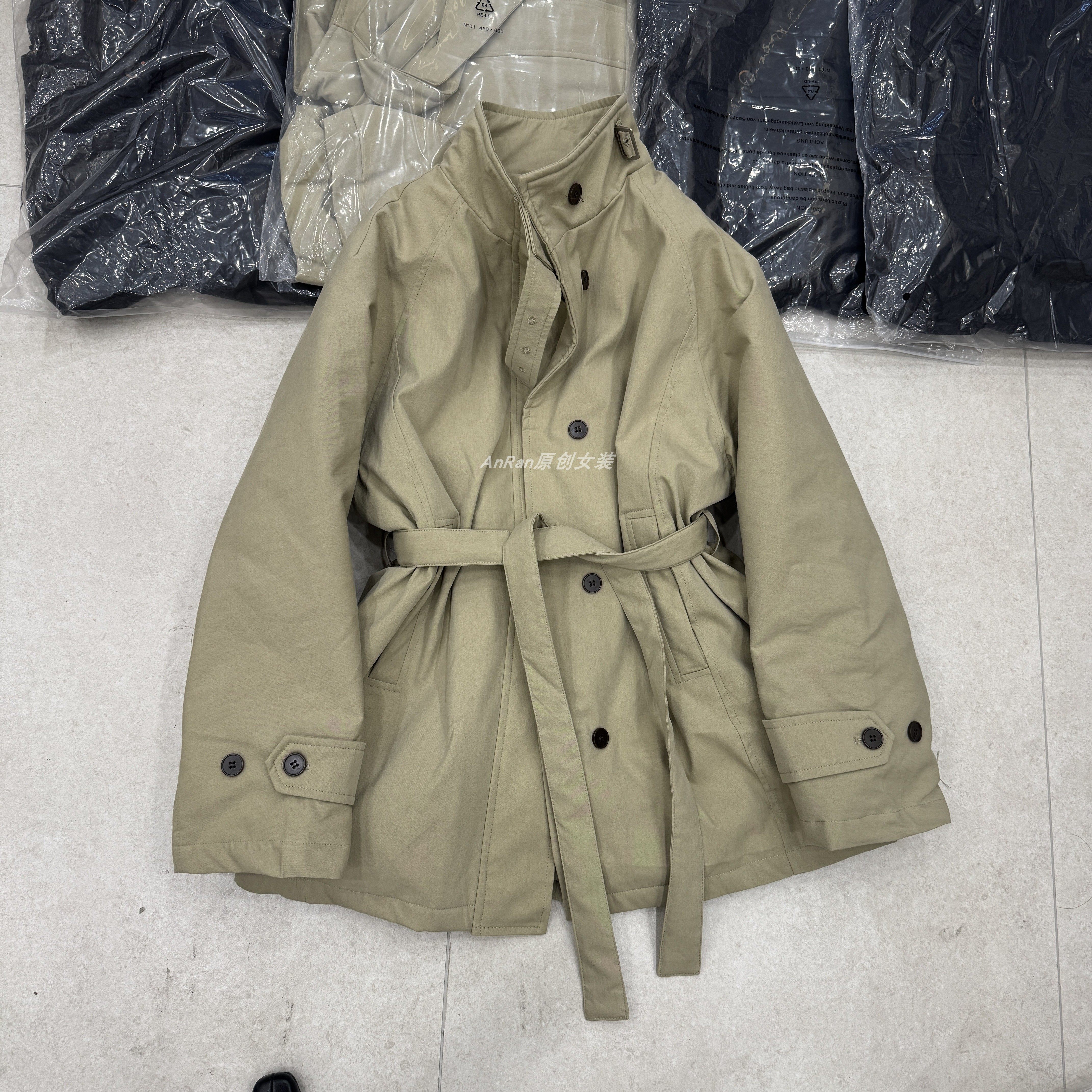 chumo70337冬季新款90白鹅绒休闲小个子加厚保暖羽绒服风衣外套女