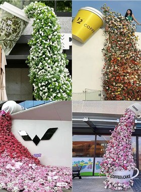 大型奶茶杯玻璃钢雕n塑网红店铺门头杯子立体壁挂咖啡厅装饰品摆