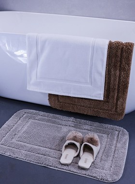 样板间地毯摆件卫生间地面摆设样板房浴室浴缸边软装Z展厅摆饰品