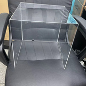 透明压克力精密仪器电子天平防风罩防尘罩u型L型热弯定制加工