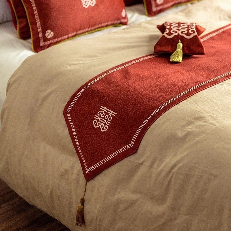 床旗婚礼结婚桌旗红色p喜字长条茶几桌布喜庆餐桌布床茶台茶桌代,居家布艺,桌椅脚套/桌脚垫,淘宝优惠券,粉丝福利购,淘宝优惠卷