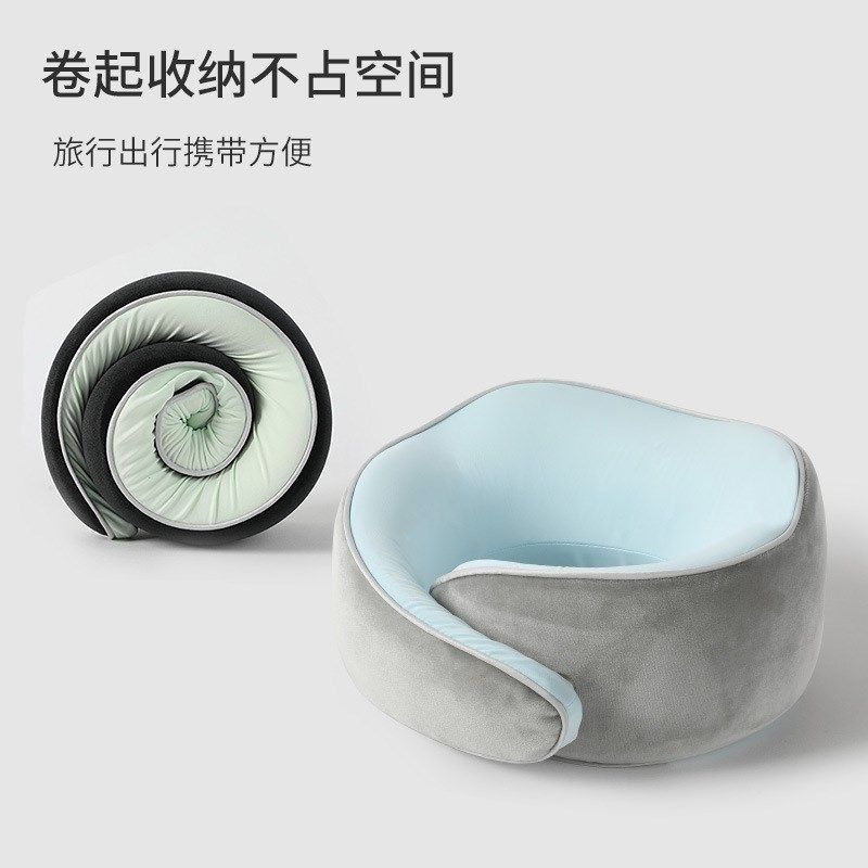 u型枕记忆棉护颈枕旅行便v携可收纳飞机枕办公室午睡颈部支持脖枕,床上用品,U型枕/便携枕,淘宝优惠券,粉丝福利购,淘宝优惠卷