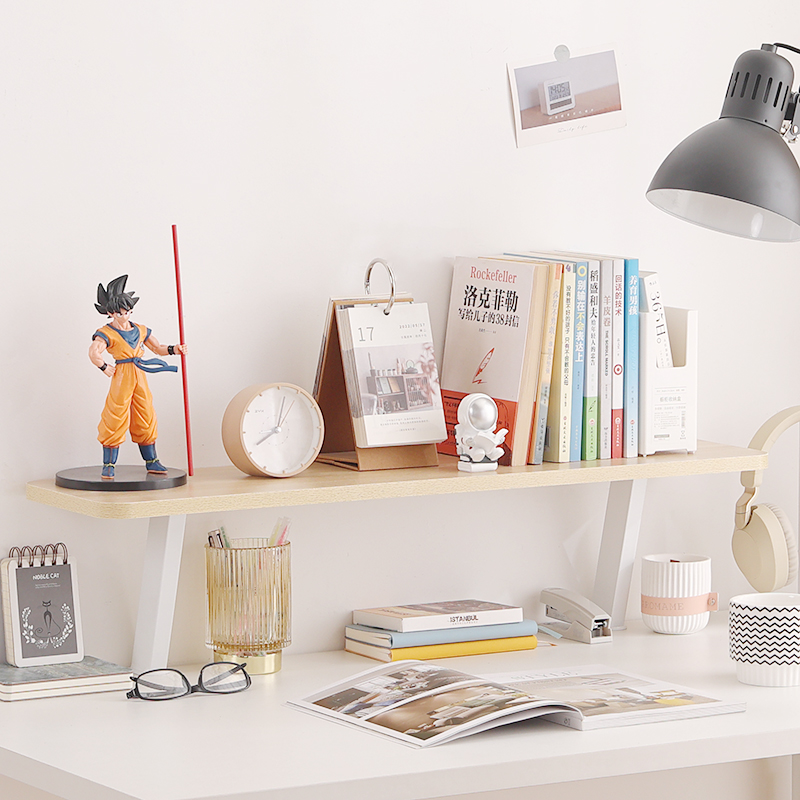 儿童学习桌书架桌面书桌置物架加高增高架悬空分层桌上阅读架