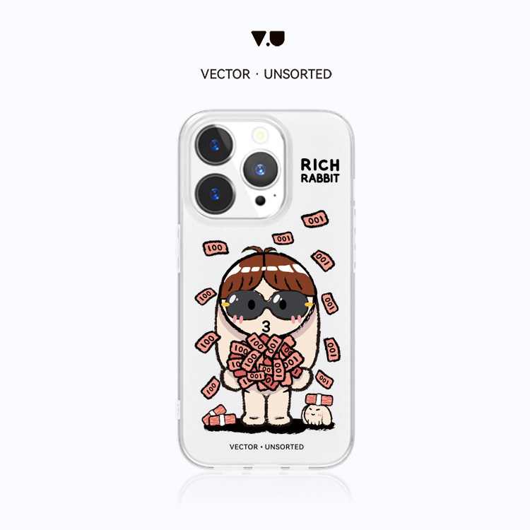 VECTOR UNSORTED抱富芬迪iPhone12/13/ 14/15/16/Pro/Max原创磨砂透明防摔磁吸手机