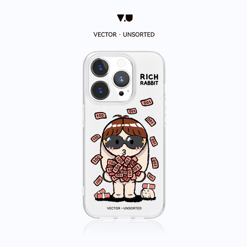 VECTOR UNSORTED抱富芬迪iPhone12/13/ 14/15/16/Pro/Max原创磨砂透明防摔磁吸手机壳