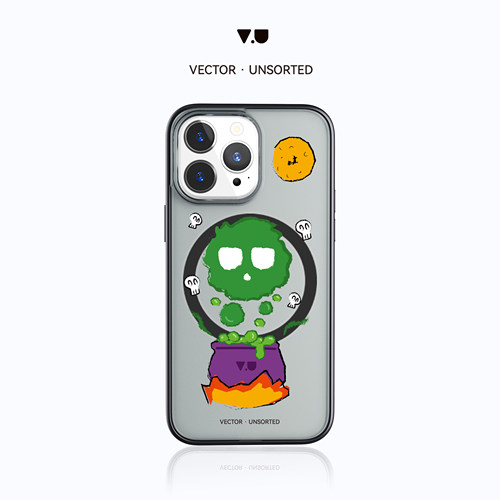 VECTOR UNSORTED魔法药水iPhone12/13/14/15/16/17/Pro/Max原创高级感小众苹果磁吸磨砂透明防摔手机壳