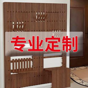 实木挂衣架墙上置物架衣帽架壁挂墙壁卧室玄关木条衣挂钩钢琴定制