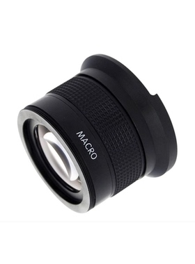 Lightdow 0.35X广角微距二合一附加镜头 镜头扩展广角微距 摄影配件 单反微单相机镜头配件