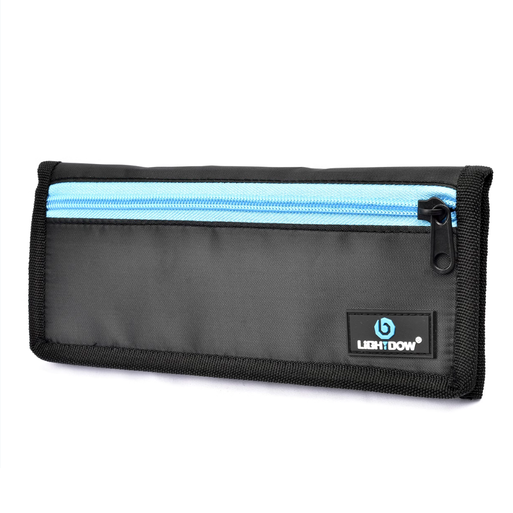 Lightdow 长方形电池包 收纳单反微单相机电池内存卡 收纳防尘便携式收纳袋