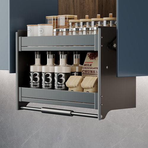 四季沐歌下拉式吊柜拉篮