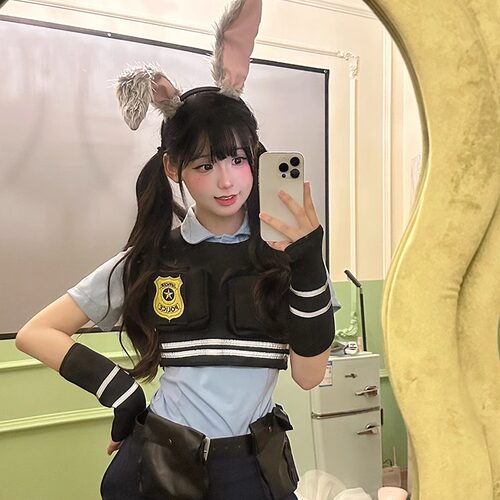 疯狂动物城兔子警官朱迪短袖款