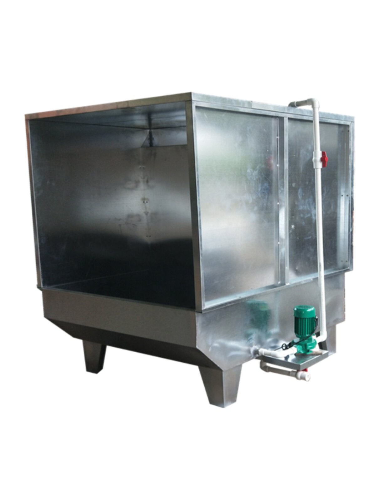 销环保型水帘柜喷漆台小型不锈钢水帘机除尘排废气水濂柜喷涂房促