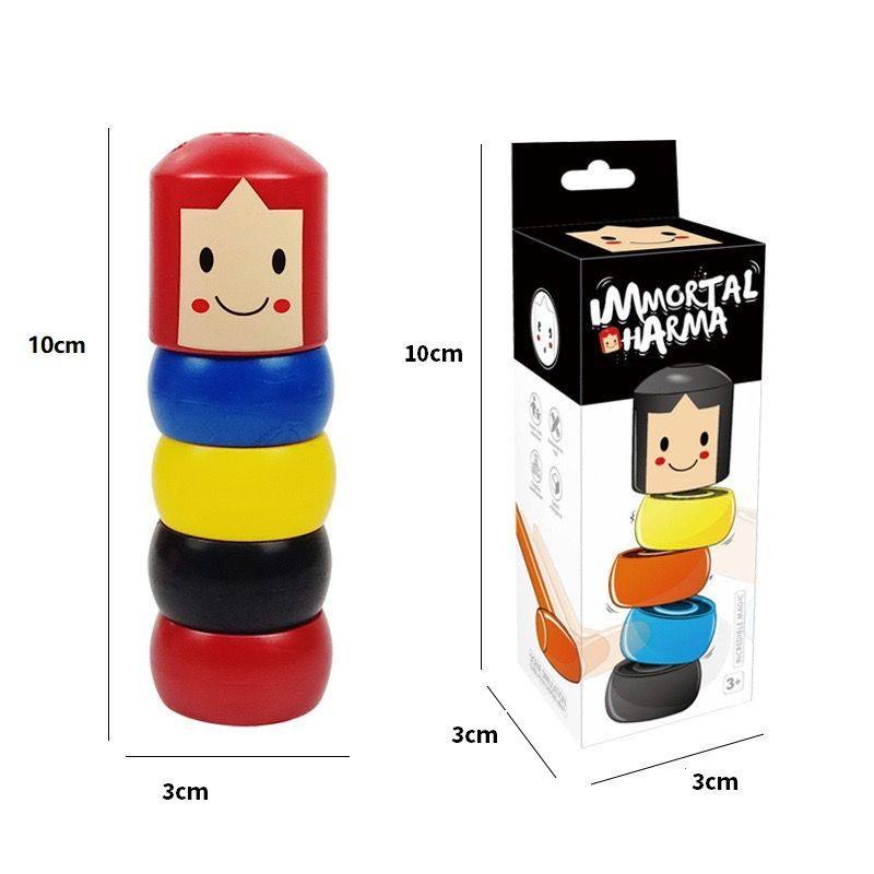 打不倒的小人玩具打不到的小木人打不死打不散的小人魔术r