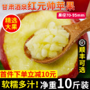甘肃红元 非花牛红星 帅苹果新鲜水果粉面沙甜粉苹果刮泥果粉糯当季